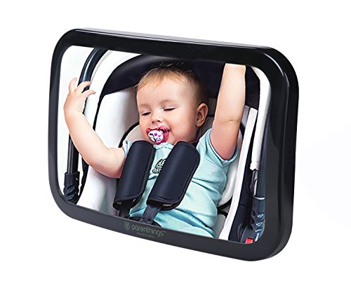 Miroir De Surveillance Bébé Pour Voiture SPARCO SK1301 - Grand Angle, Acrylique Incassable, Fixation Appui-tête